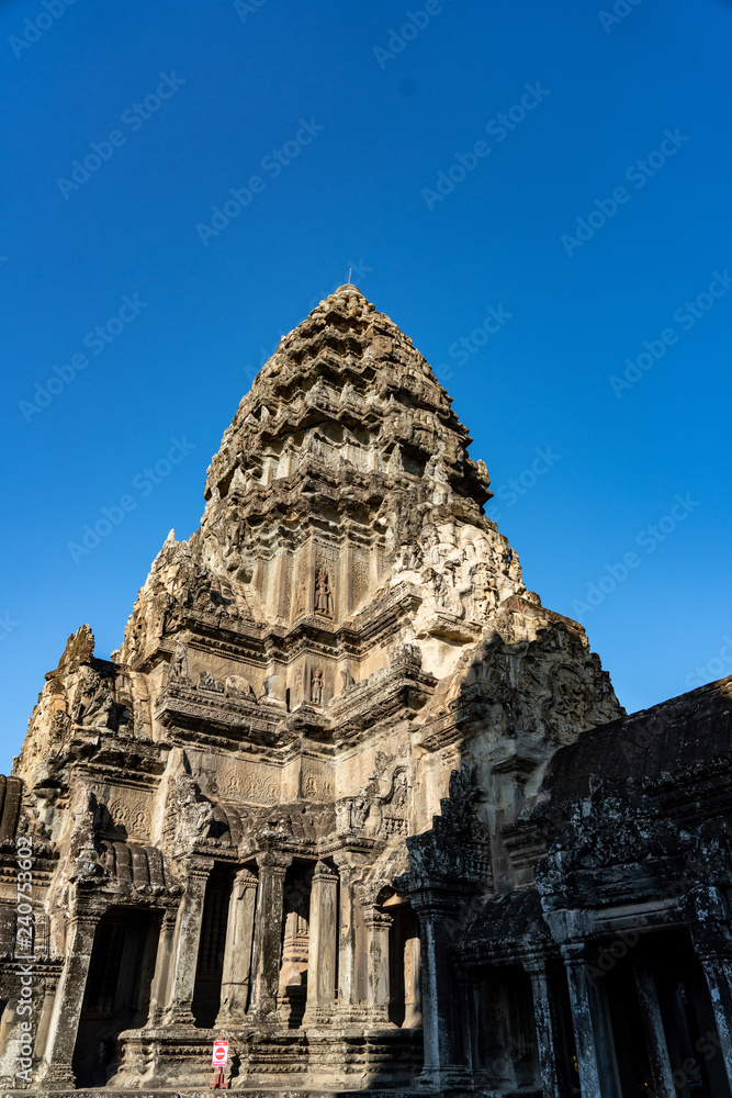 Main tower at Angkor Wat Temple, Cambodia