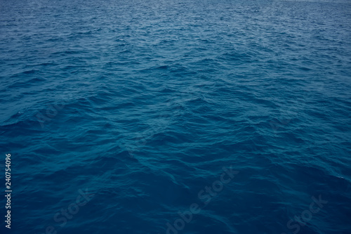 Background shot of blue aqua sea water surface