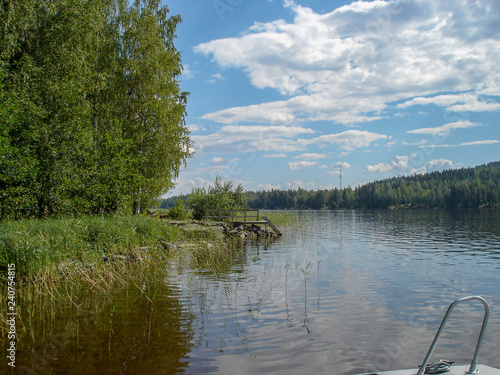 Beautiful landscape of Kuopio lakes