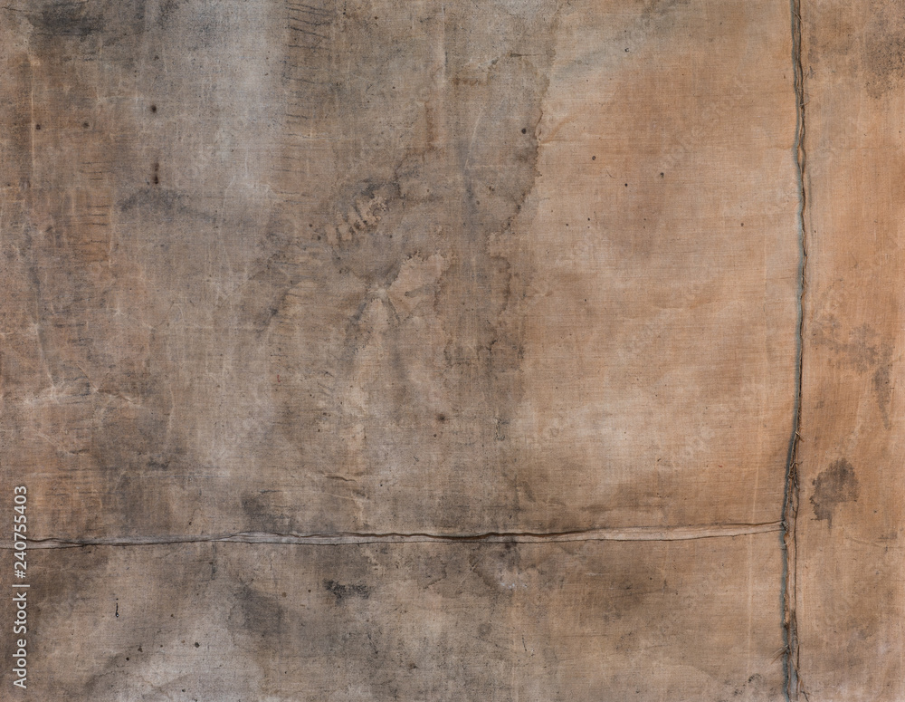 Fototapeta premium old dirty dark brown abstract surface, grunge background texture