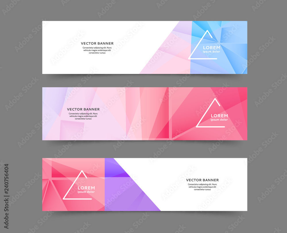 Fototapeta premium Web banner templates