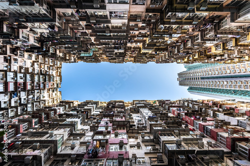 Monster Building in city - Hong Kong