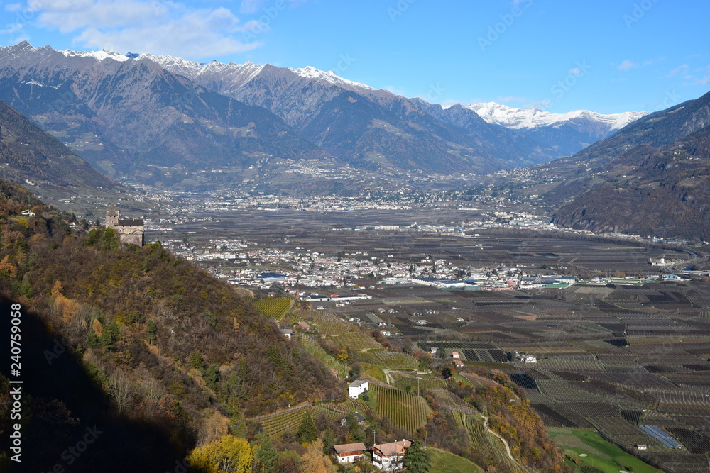 Trentino Alto Adige - panorama su Merano
