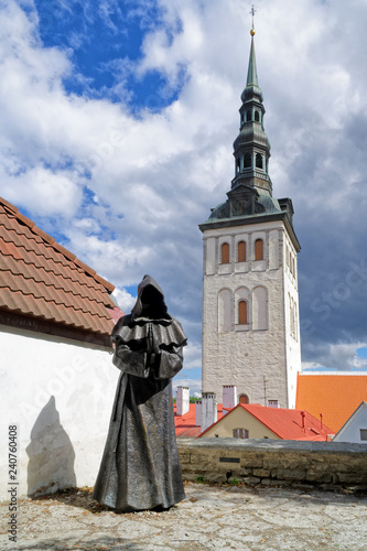 Garten des dänischen Königs mit Nikolaikirche, Tallinn, Estland