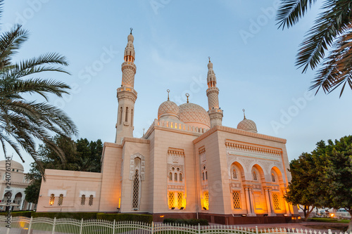 Jumeirah Mosque in Dubai, United Arab Emirates