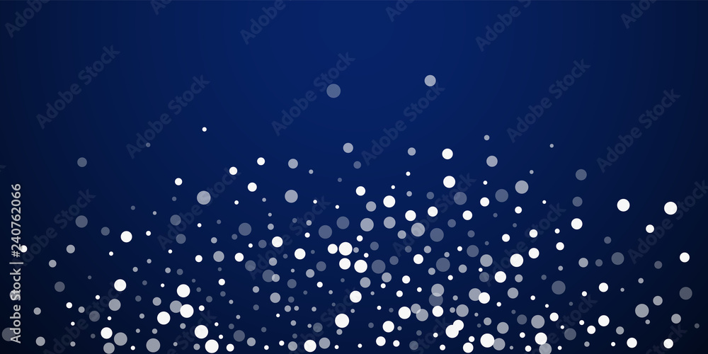 White dots Christmas background. Subtle flying sno White dots Christmas background. Subtle flying sno