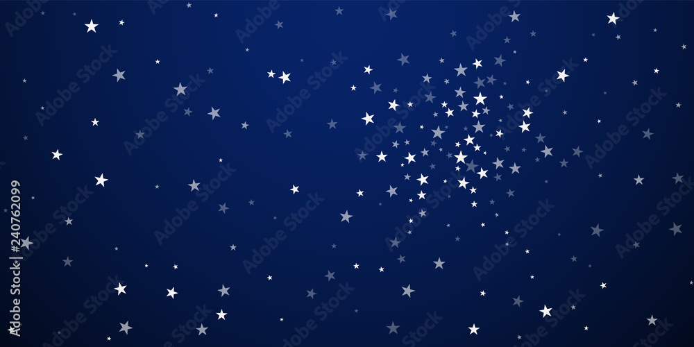 Obraz premium Random falling stars Christmas background. Subtle 