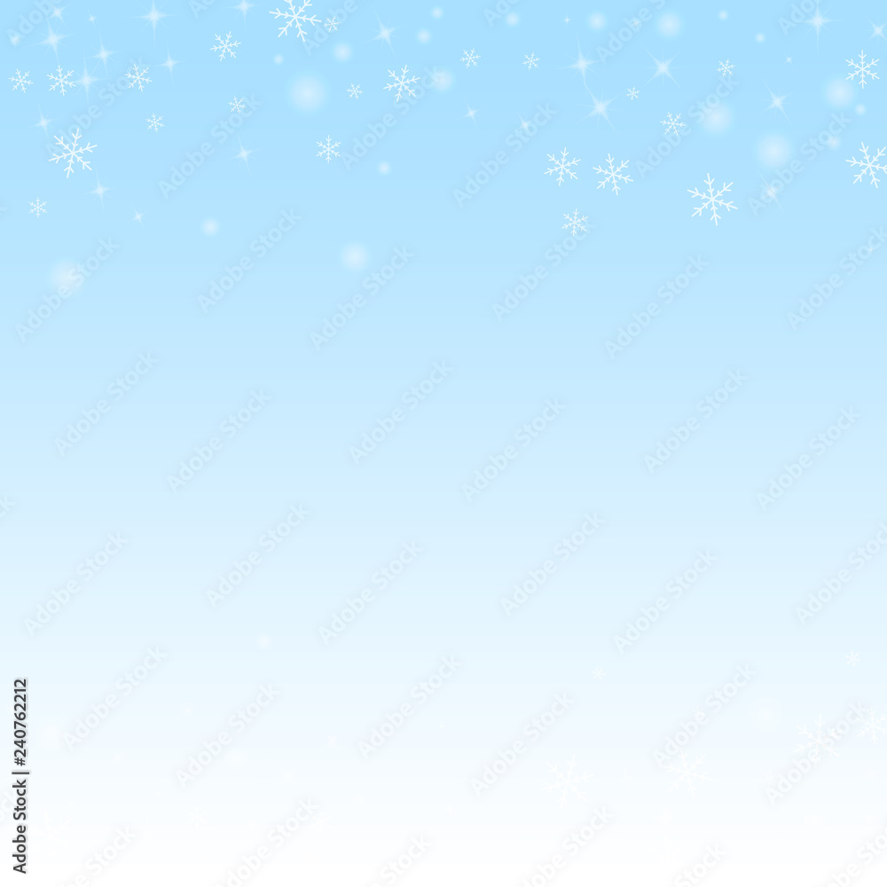 Sparse glowing snow Christmas background. Subtle f Sparse glowing snow Christmas background. Subtle f