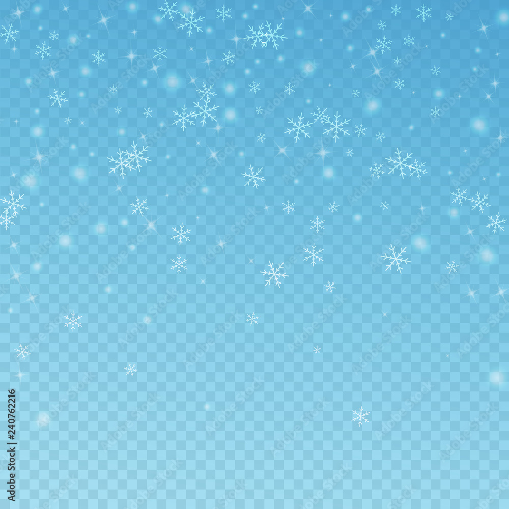 Sparse glowing snow Christmas background. Subtle f Sparse glowing snow Christmas background. Subtle f