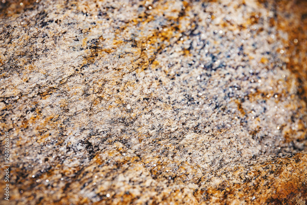 Selected focus at the center of rusty and dusty brown stone surface texture with blurry and vignette border, Abstract grunge nature background. Selected focus at the center of rusty and dusty brown stone surface texture with blurry and vignette border, Abstract grunge nature background.