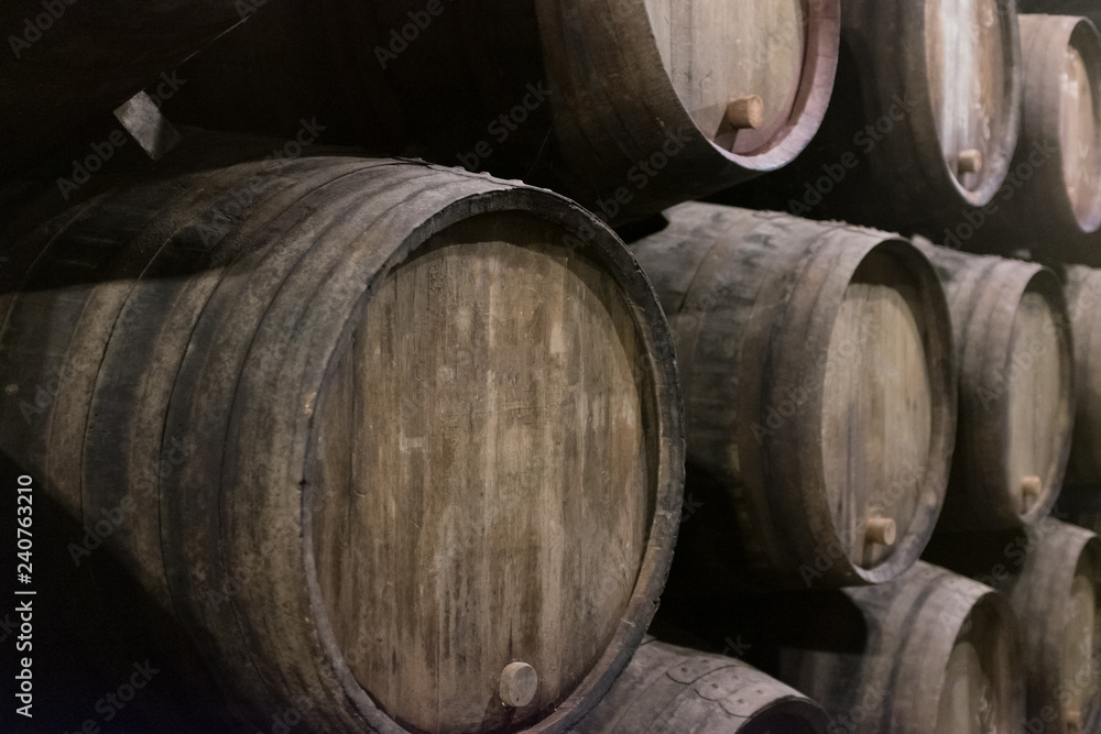 Port wine barrels, Porto, Portugal