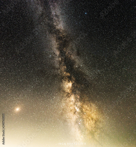 Milky way, galaxy photo