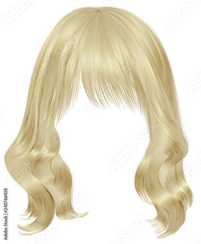 Tela trendy woman long hairs  blonde  colors