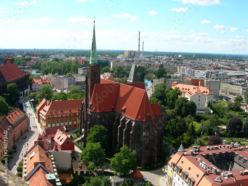 Wrocław, kościoł gotycki na Ostrowie Tumskim, pw. Św. Bartłomieja, Kolegiata Świętego Krzyża