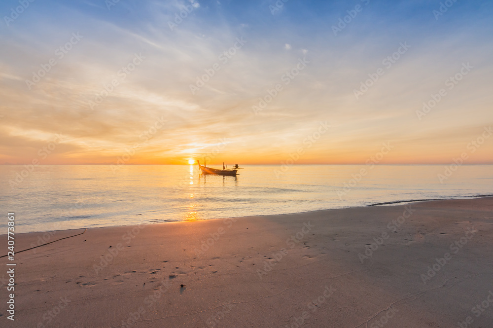 Morning at the beach in southern Thailand. Morning at the beach in southern Thailand.