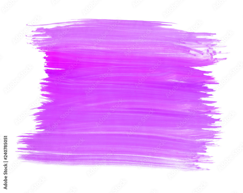 A fragment of the mauve color background painted with watercolors