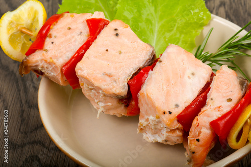 Salmon Skewer