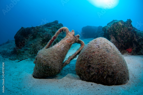 Schilderij op canvas Amphora Under The Sea