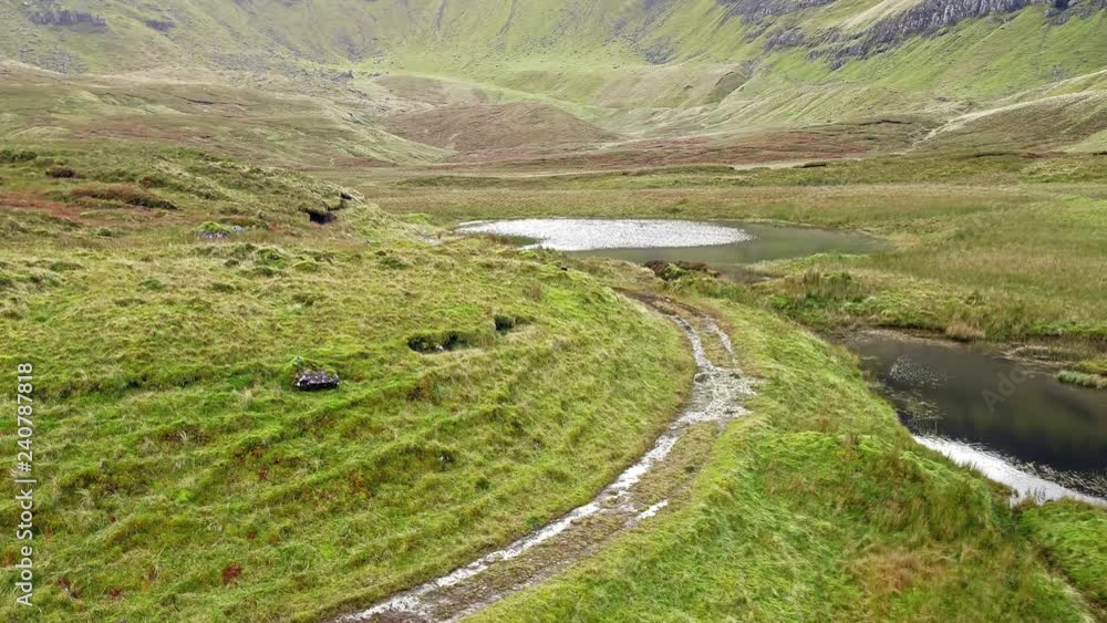 Loch Cuithir and Sgurr a Mhadaidh Ruadh - Hill of the Red Fox, Isle of Skye, Scotland Loch Cuithir and Sgurr a Mhadaidh Ruadh - Hill of the Red Fox, Isle of Skye, Scotland
