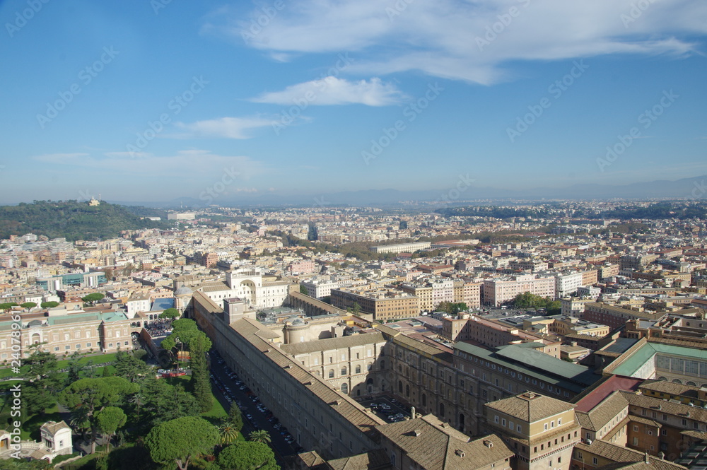 Fototapeta premium Rome vu de haut