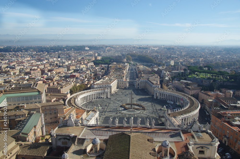 Fototapeta premium Rome vu de haut 
