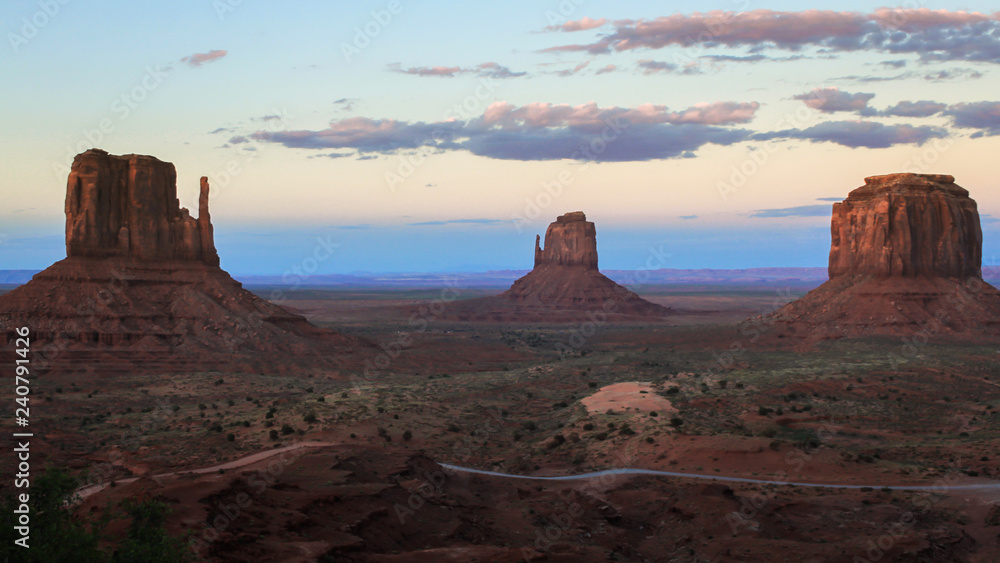 Monument Valley at sunset