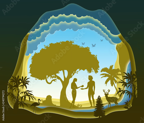 Fotografie Adam and Eve