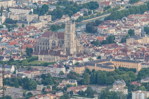 ville de Meaux vue aérienne