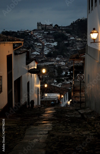 Ouro Preto, Minas Gerais at night