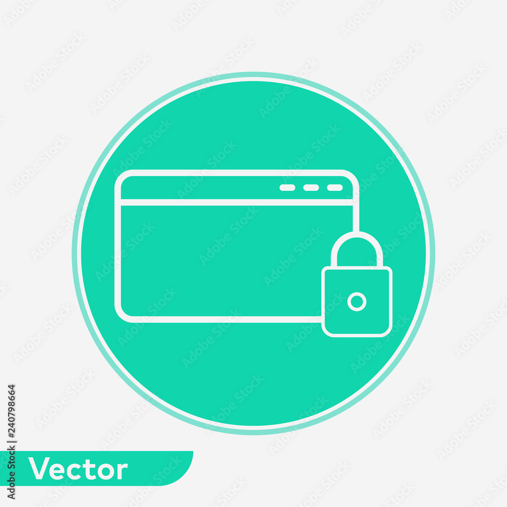Browser icon vector, outline flat sign, solid pictogram isolated on white. Symbol, logo illustration. Browser icon vector, outline flat sign, solid pictogram isolated on white. Symbol, logo illustration.