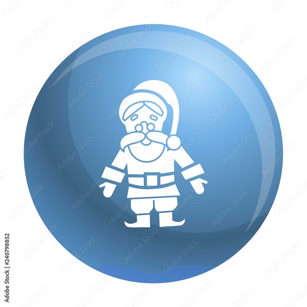 Santa claus icon. Simple illustration of santa claus vector icon for web design isolated on white background Santa claus icon. Simple illustration of santa claus vector icon for web design isolated on white background