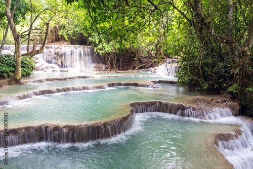 Laos Waterfalls - Kuang Si Waterfall
