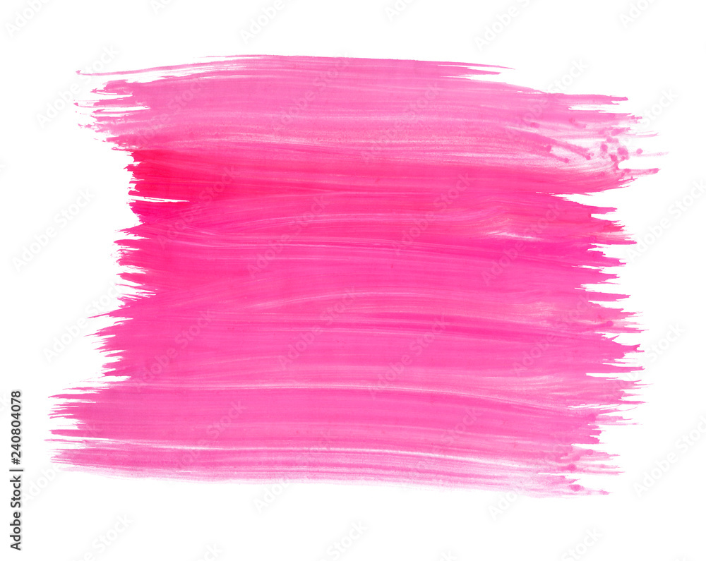 A fragment of the magenta color background painted with watercolors A fragment of the magenta color background painted with watercolors