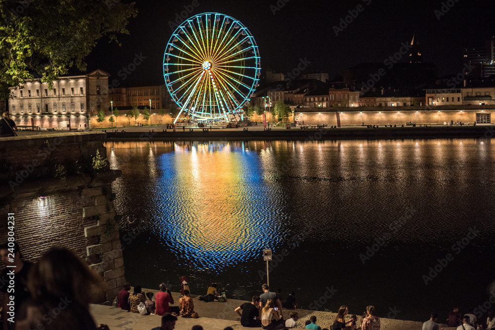 Cityscapes of the French city of Toulouse