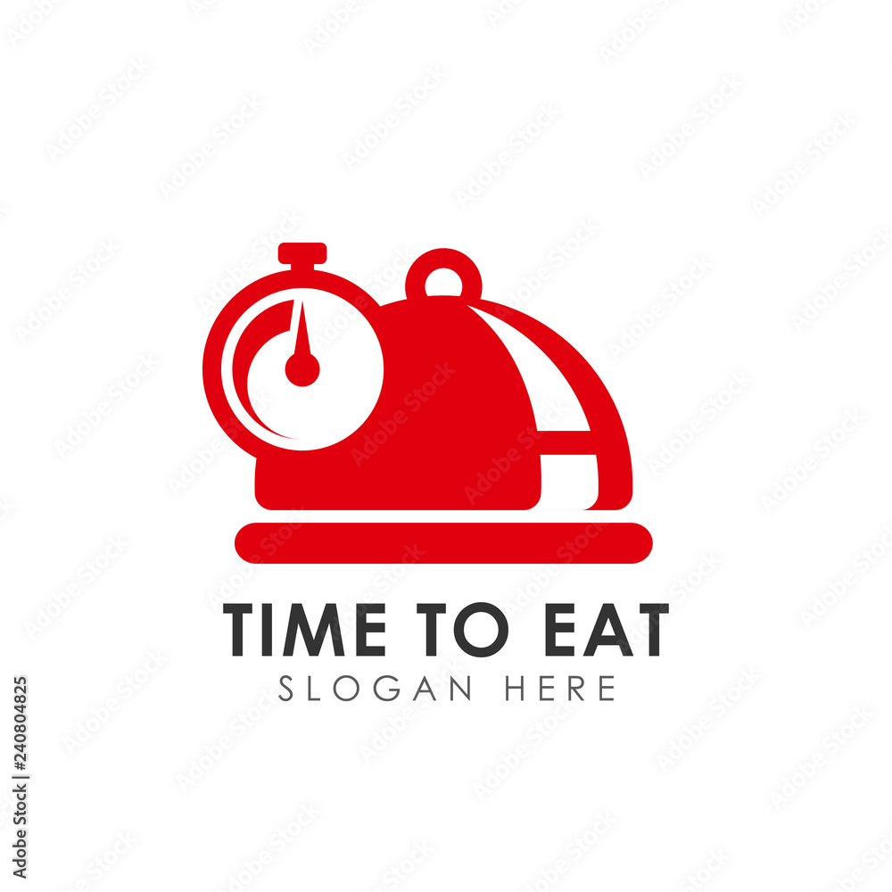 time to eat icon design. eat time logo design time to eat icon design. eat time logo design