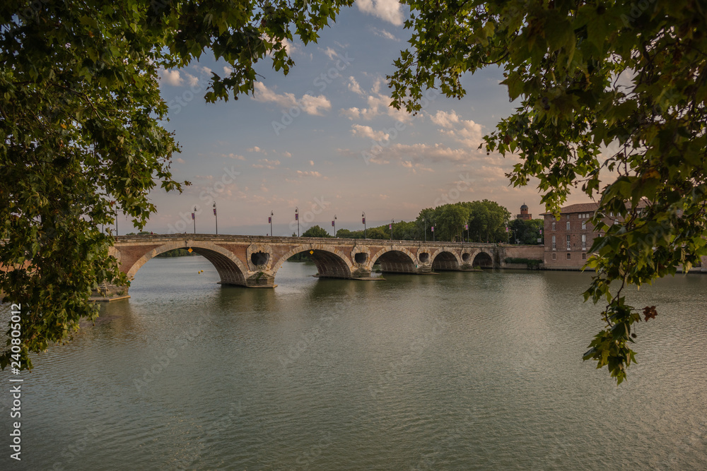 Cityscapes of the French city of Toulouse