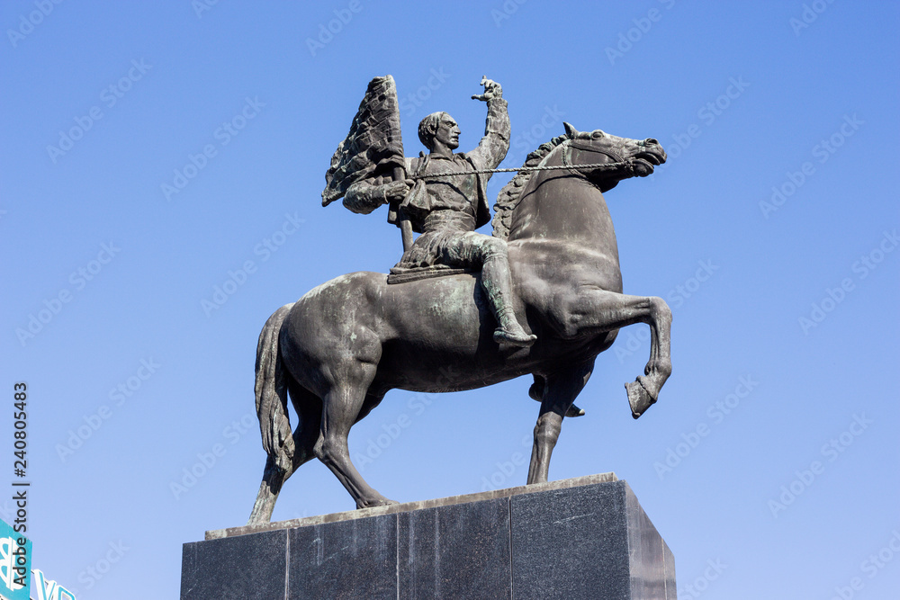 Obraz premium Monument to the Liberators of Nis in Nis, Serbia (10.10.2017)