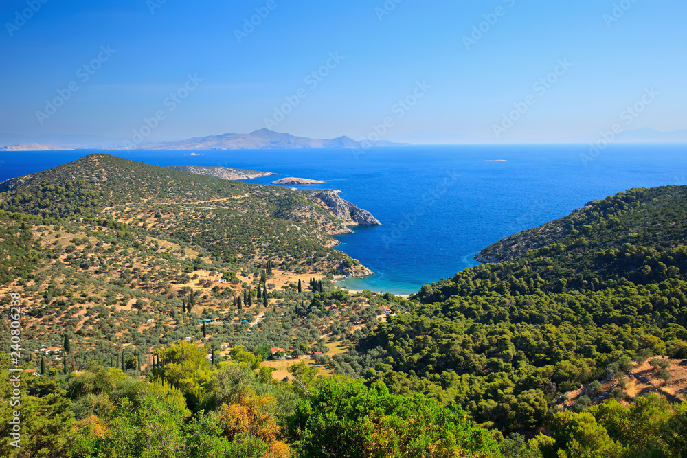 Greek islands in Aegean sea,  Poros, Greece