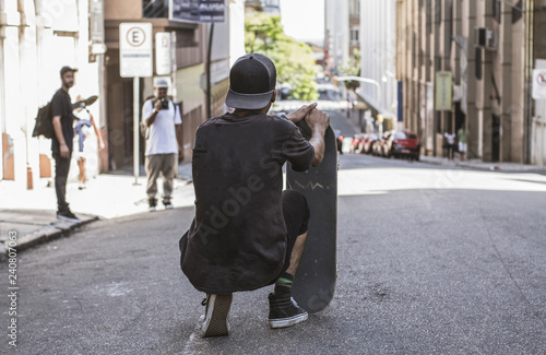 skateboarding