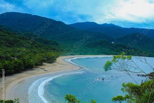 view of tropical island Brazil, são paulo