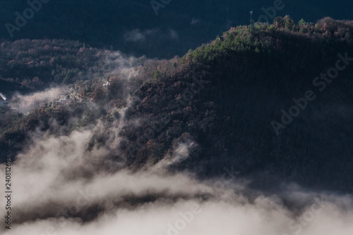 Landscape of the South of France, French Alps, Natural Park Mercantour France