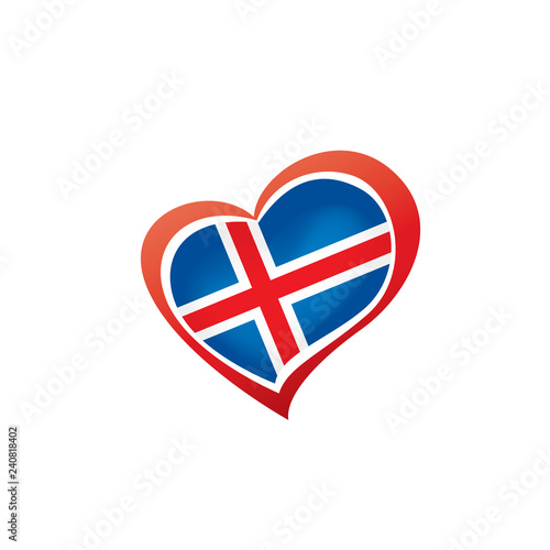 Iceland flag, vector illustration on a white background Free Download Iceland flag, vector illustration on a white background - GFXLoad