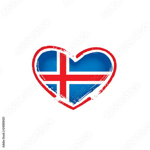 Free Download Iceland flag, vector illustration on a white background - GFXLoad