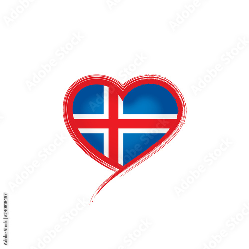 Free Download Iceland flag, vector illustration on a white background - GFXLoad