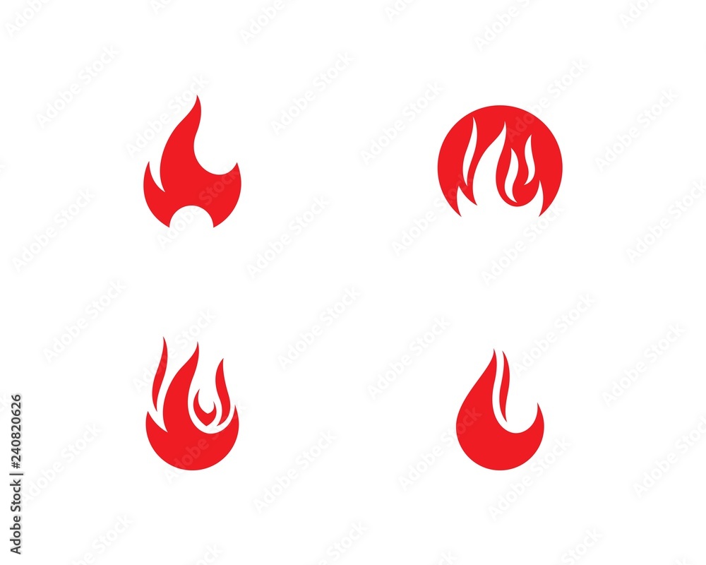 Fire flame Logo Fire flame Logo