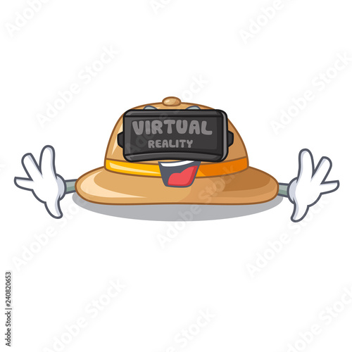 Virtual reality cork het located in table chacter
