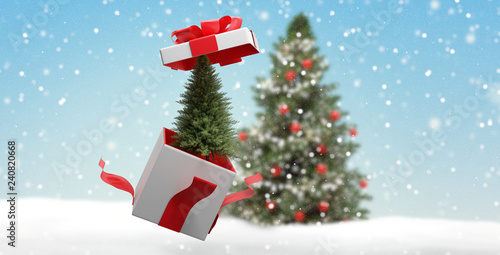 Christmas tree surprise box...