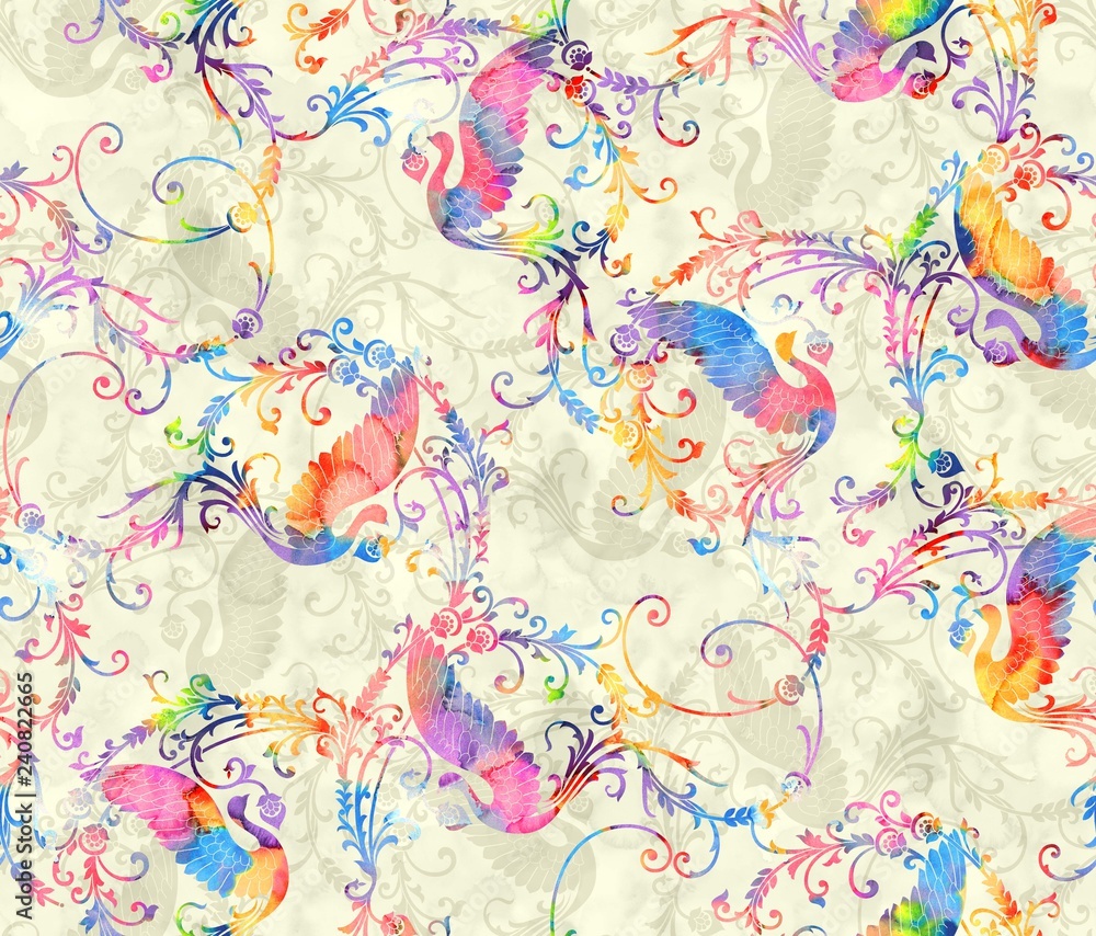 Watercolout allover Watercolout allover