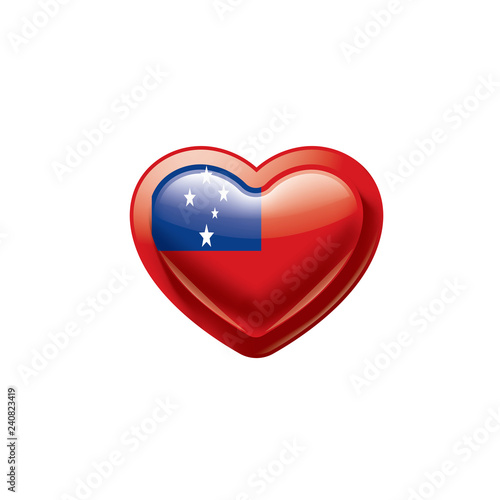 Free Download Samoa flag, vector illustration on a white background. - GFXLoad