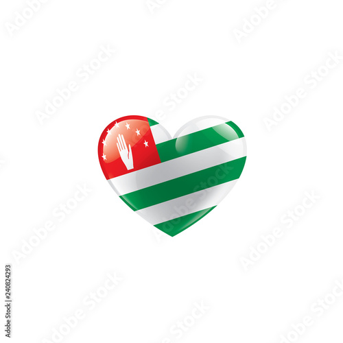 Abkhazia flag, vector illustration on a white background. Free Download Abkhazia flag, vector illustration on a white background. - GFXLoad